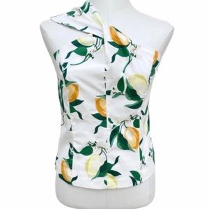 NWT Ann Taylor Factory Lemon Top